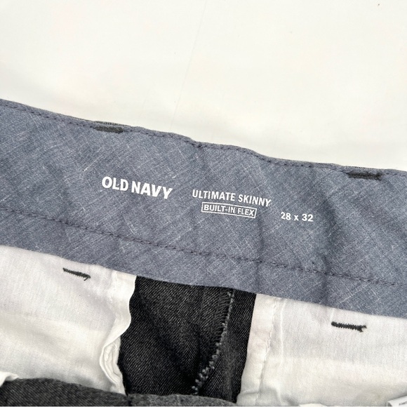 OLD NAVY Woman's Gray Flat Front Ultimate Skinny Trouser Pants Size 28 - Picture 5 of 12